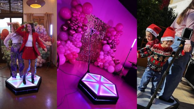 Fotomaton con cámara 360 para bautizos